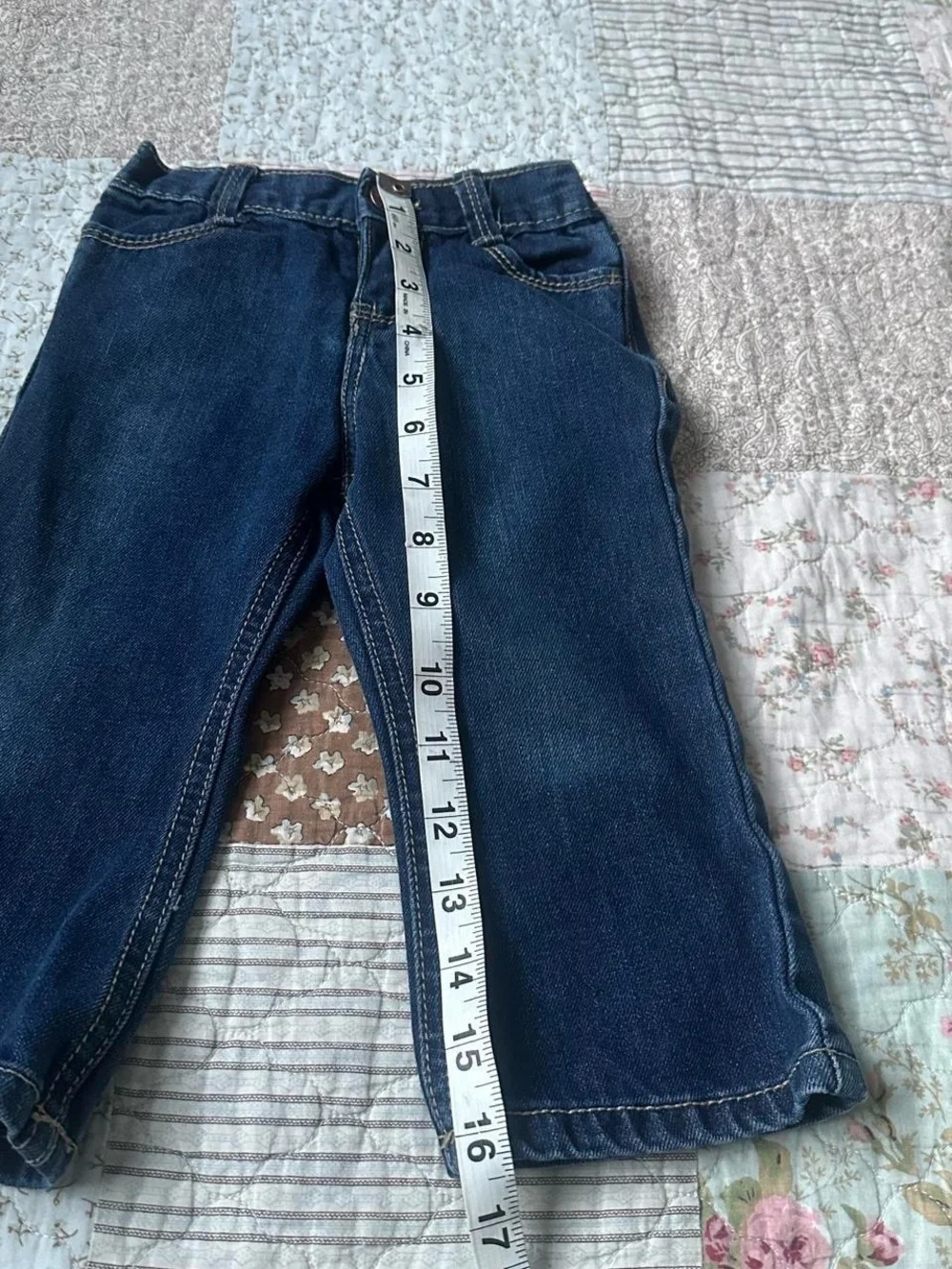 Oskosh toddlers' bootcut blue jeans